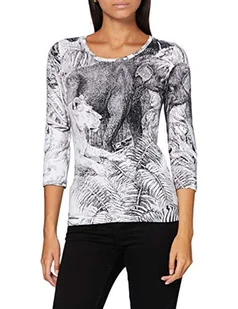 Cavalli Class Donna t-shirt damski, czarny, 42 PL - Koszulki i topy damskie - miniaturka - grafika 1