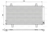 Chłodnice - Chłodnica klimatyzacji VALEO 822580 8846006230 TOYOTA - miniaturka - grafika 1