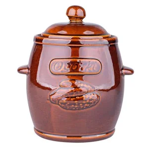 Beczka hermetyczna 3 l z pokrywą Ogórki - Beczki - miniaturka - grafika 1