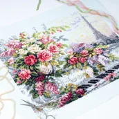 Pasmanteria - Haft krzyżykowy - Zestaw do haftu - Melodie Paryża - miniaturka - grafika 1