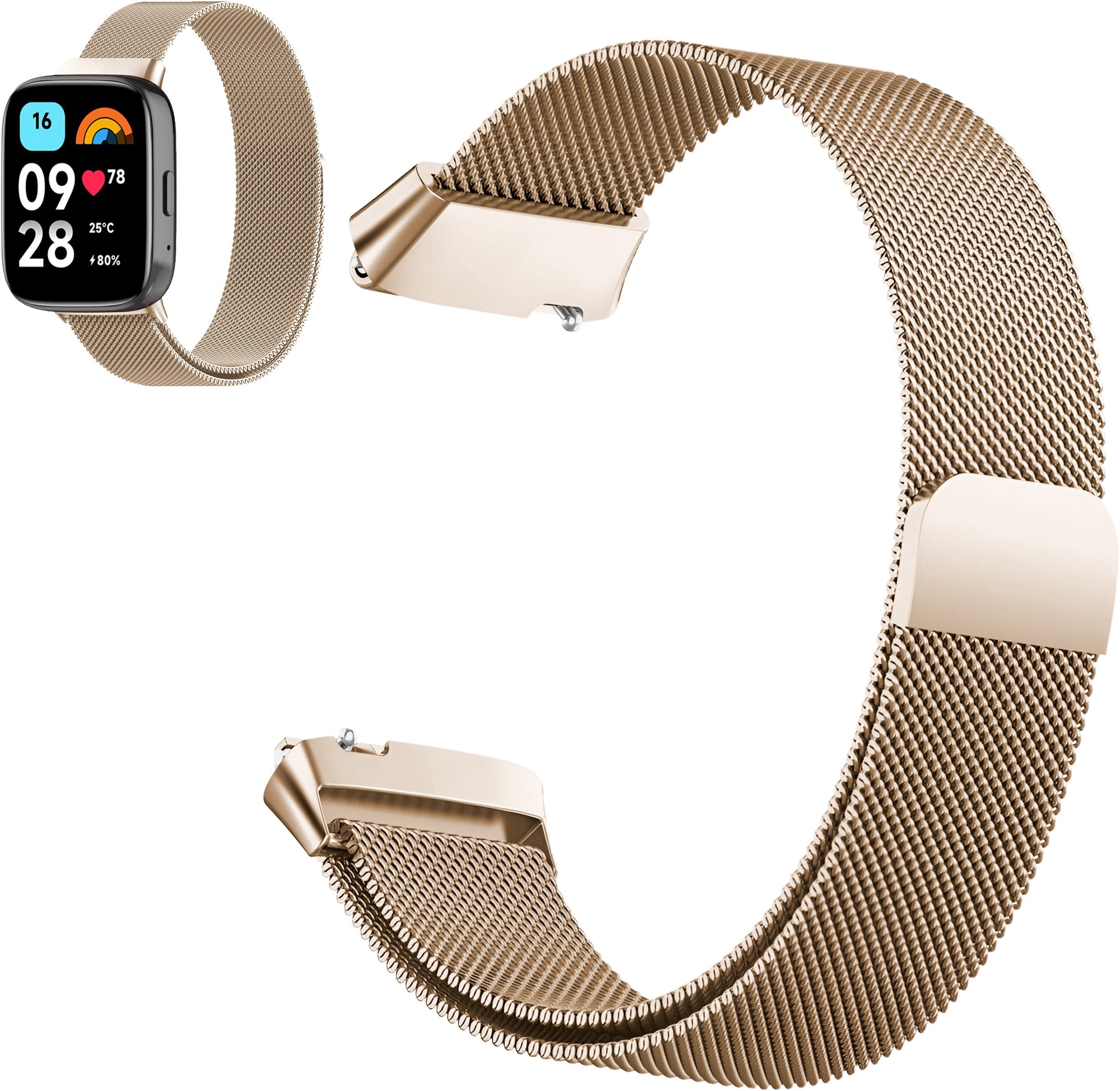 ChronSmarta Pasek / bransoleta ChronSmarta do smartwatch'a Xiaomi Redmi Watch 3 Active Różowo-złoty
