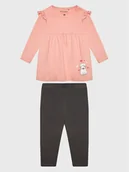 Legginsy - Blue Seven Komplet sukienka i legginsy 966005 Różowy Regular Fit - miniaturka - grafika 1