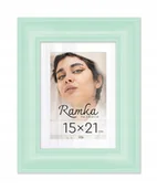 Ramki na zdjęcia - Miętowa ramka na zdjęcia 15x21 cm - miniaturka - grafika 1
