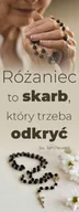 Ikony i obrazy sakralne - Baner na Różaniec "Różaniec to skarb który trzeba odkryć" 75x200 cm - miniaturka - grafika 1