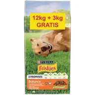 Sucha karma dla psów - PURINA Friskies Balance Kurczak z warzywami 15 kg - miniaturka - grafika 1