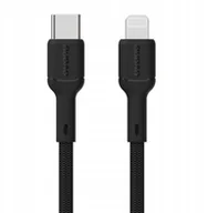 Kable USB - Kabel Dudao L9X 30W USB-C - Lightning 2m - czarny - miniaturka - grafika 1