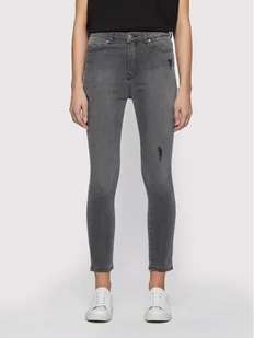 Boss Jeansy Skinny Fit Crop 1.0 Stone 50439258 Szary Skinny Fit - Spodnie damskie - miniaturka - grafika 1