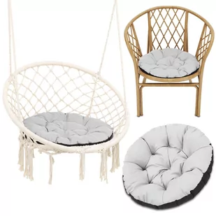 Wisząca poduszka na krzesło 60 cm poduszka na krzesło ogrodowe papasan poduszka na siedzenie krzesła grube poduszki do siedzenia do mebli rattanowyc.. - Poduszki ogrodowe - miniaturka - grafika 1