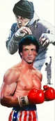 Podkładki pod mysz - PODKŁADKA POD MYSZ Nadruk 22x18 cm Rocky Balboa Sylvester Stallone Prezent - miniaturka - grafika 1