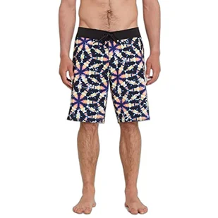 Volcom Szorty surfingowe męskie, Odwołaj nowy czarny, 164 - Spodenki damskie - miniaturka - grafika 1