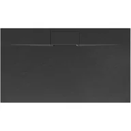 Brodziki prysznicowe - Rea Brodzik prysznicowy Bazalt Long Black 80x120 - miniaturka - grafika 1