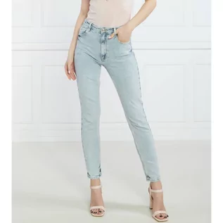 Spodnie damskie - GUESS Jeansy SUPER HIGH SKINNY | Skinny fit - grafika 1