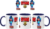 Kubki - Megbeetle Kubek Ceramiczny Prezent Tasse Mug Mug Brawl Stars Battle Arena Meg, Ciemnoniebieski 330 ml - miniaturka - grafika 1