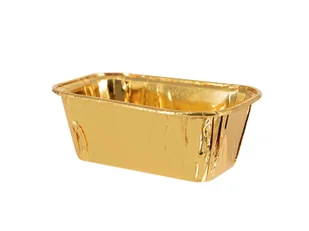 Foremki na mini placuszki złote - 11 x 4 cm - 10 szt. - Ciasta i półprodukty do ciast - miniaturka - grafika 1