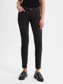 Spodnie damskie - Marc O'Polo Damskie spodnie materiałowe Kobiety Bawełna szary jednolity, 27-32 - miniaturka - grafika 1