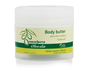 MACROVITA OLIVE-ELIA NATURAL masło do ciała z bio-składnikami 200ml - Balsamy i kremy do ciała - miniaturka - grafika 1