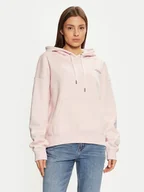 Bluzy damskie - Guess Jeans Bluza W4BQ21 KC811 Beżowy Regular Fit - miniaturka - grafika 1