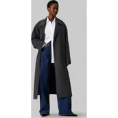 Płaszcze damskie - Calvin Klein Płaszcz | z dodatkiem wełny - miniaturka - grafika 1