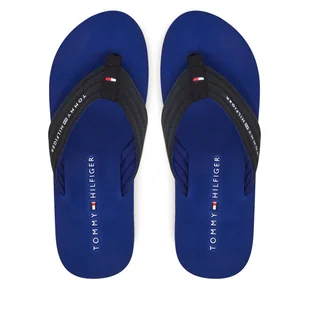 Japonki Tommy Hilfiger Nyc Beach Sandal FM0FM05437 Granatowy - Klapki i japonki męskie - miniaturka - grafika 1