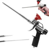 Pistolety do pian - Pistolet do piany montażowej pianki kleju pianokleju Solidny Metal 2 Dysze - miniaturka - grafika 1