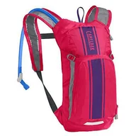 Plecaki - CamelBak Kids Mini 1,5-litrowy sportowy plecak na nawodnienie Różowy/fioletowy - miniaturka - grafika 1