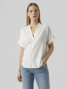 Vero Moda Bluzka w kolorze białym - Bluzki damskie - miniaturka - grafika 1