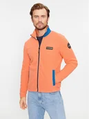 Bluzy męskie - Napapijri Polar NP0A4HDP Pomarańczowy Regular Fit - miniaturka - grafika 1