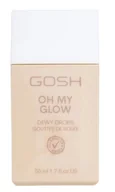Rozświetlacze do twarzy i ciała - GOSH Oh My Glow Rozświetlacz w Płynie 002 Dewy Drops 50ml - miniaturka - grafika 1