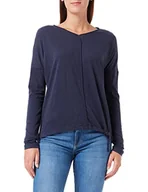 Koszulki i topy damskie - Timezone Damska koszulka sportowa z długim rękawem, granatowa, XL (DE) - miniaturka - grafika 1