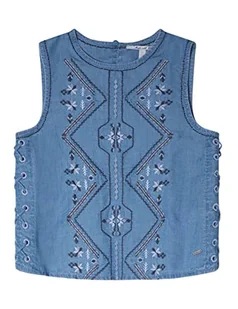 Pepe Jeans Dziewczęca Lauren, 551BLUE, 8 bluzka, 8 - Bluzki damskie - miniaturka - grafika 1