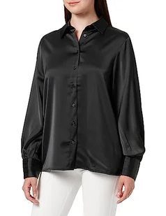 YAS Damska bluzka Yaspella Ls Shirt S. Noos, czarny, XXL - Bluzki damskie - miniaturka - grafika 1