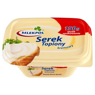 Mlekpol Serek topiony kremowy 150 g - Sery - miniaturka - grafika 1