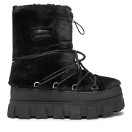 Śniegowce damskie - Śniegowce GOE OO2N4309 Czarny - miniaturka - grafika 1