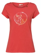 Koszulki i topy damskie - Ragwear - T-shirt damski  Florah, czerwony - miniaturka - grafika 1