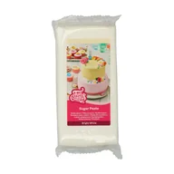 Dodatki do ciast w proszku - Masa cukrowa, fondant BIAŁY - Bright White FunCakes, 1 kg - miniaturka - grafika 1