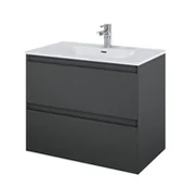 Szafki łazienkowe - Elita 168146 SZAFKA podumywalkowa SPLIT 80 2S ANTHRACITE MATT PDW - miniaturka - grafika 1