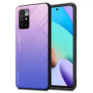 Etui i futerały do telefonów - Pokrowiec Do Xiaomi RedMi 10 4G Etui w RÓŻOWO - NIEBIESKI TPU Obudowa Case Cover Plecki Ochronny Cadorabo - miniaturka - grafika 1