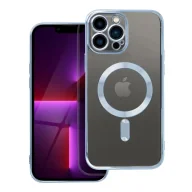 Etui i futerały do telefonów - Futera Electro Mag Cover kompatybilny z MagSafe do IPHONE 13 PRO MAX niebieski - miniaturka - grafika 1