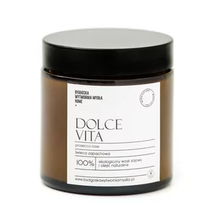 Bydgoska Wytwórnia Mydła Świeczka sojowa Dolce Vita 120 ml - Świece - miniaturka - grafika 1