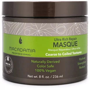 Macadamia Professional Ultra Rich Moisture Masque, 1er Pack (1 X 60 ML) 300106 - Maski do włosów - miniaturka - grafika 1
