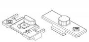 Zawiasy, okucia i inne akcesoria - Punkt ryglowania Master z regulowanym zaczepem, do okien aluminiowych - miniaturka - grafika 1