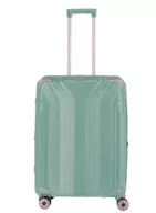 Walizki - Walizka średnia poszerzana Travelite Elvaa Trolley M - sea green - miniaturka - grafika 1