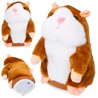 Zabawki interaktywne dla dzieci - Gadający Chomik Pluszak 16cm Zabawka Edukacyjna dla Dzieci Interaktywna - miniaturka - grafika 1