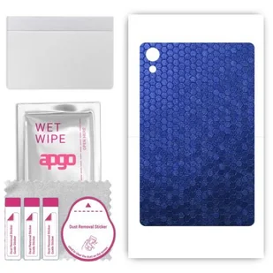 folia naklejka skórka strukturalna na TYŁ do Blackview Tab 50 WiFi - Plaster Miodu Niebieski - apgo SKINS - Akcesoria do tabletów i e-booków - miniaturka - grafika 1