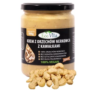 Krem nerkowca z kawałkami 500g - Słodkie kremy i masła - miniaturka - grafika 1