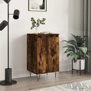 vidaXL Komoda, przydymiony dąb, 40x35x70 cm, materiał drewnopochodny - Komody - miniaturka - grafika 1