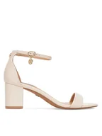 Sandały damskie - Nine West Sandały WFA2625-1 Beżowy - miniaturka - grafika 1
