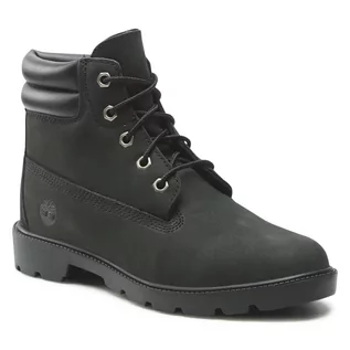 Buty dla chłopców - Trapery TIMBERLAND - 6 In Basic Boot TB0A2MBJ0011 Black Nubuck - grafika 1