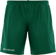 Spodnie sportowe męskie - Givova Spodenki krótkie treningowe piłkarskie Givova Capo zielone P018 0013 M - miniaturka - grafika 1