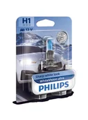 Żarówki samochodowe - Żarówka PHILIPS H1 WhiteVision Ultra (1 sztuka) - miniaturka - grafika 1